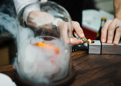 Smoked old fashioned