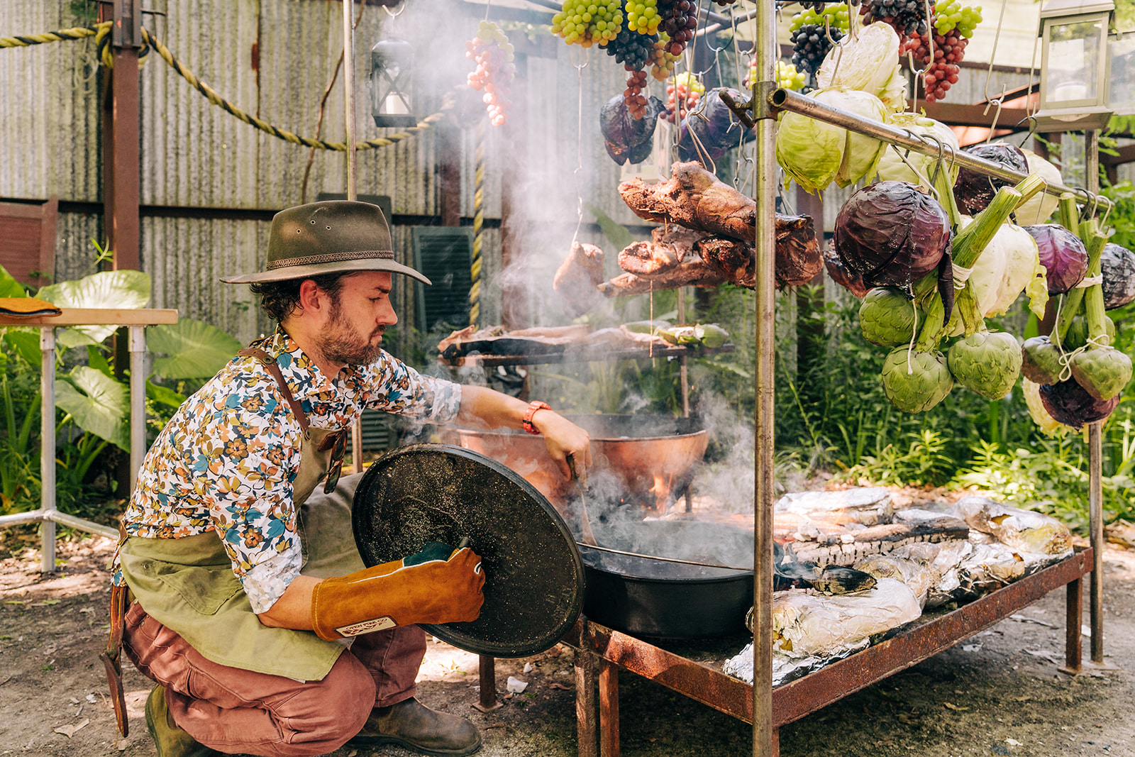 Open-fire chef experience