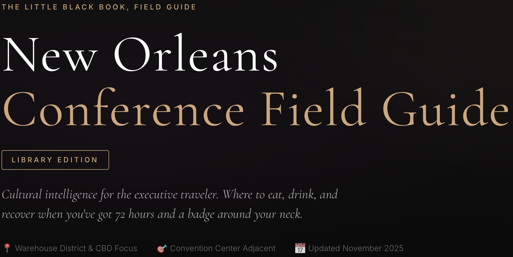 New Orleans Field Guide